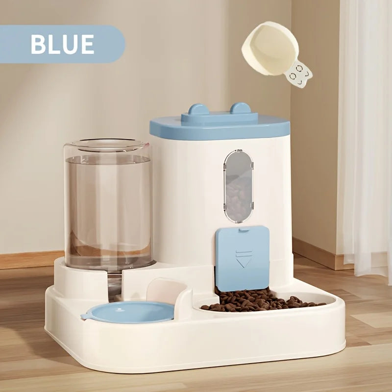 Fully automatic food and water dispenser, cute water dispenser