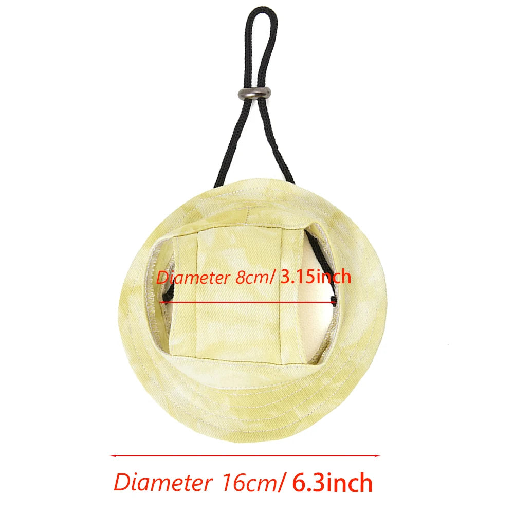 Cute hats for bulldogs with holes for the ears