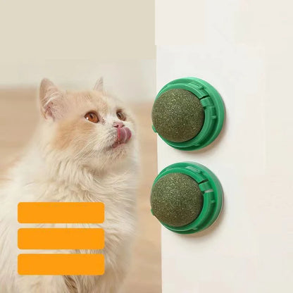 The Sticky Ball Toy for Cats Catnip