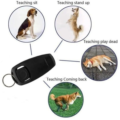Pet Dog Training Clicker Pet Dog Whistle Key Ring And Wrist Strap Dog Trainings Behavior Pet Supplies For Obedience Commands
