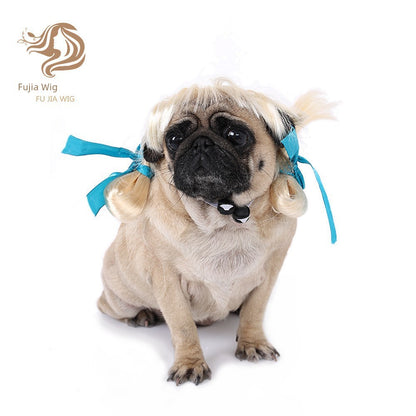 Cat wig for cat, dog wig, pet supplies,