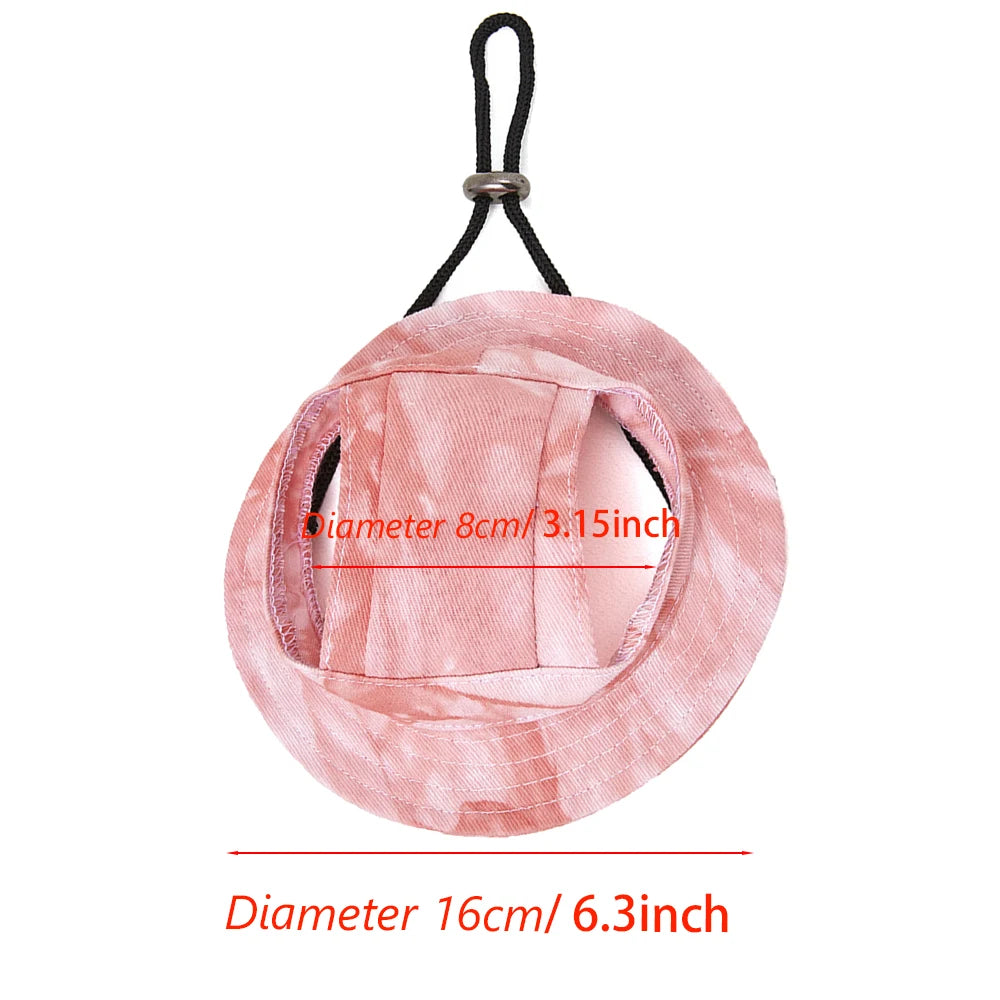 Cute hats for bulldogs with holes for the ears