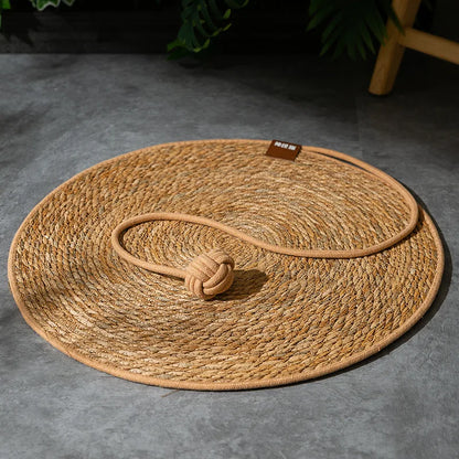 Cat Scratcher Rattan Mat Board Cat Scratch for Sharpen Nails