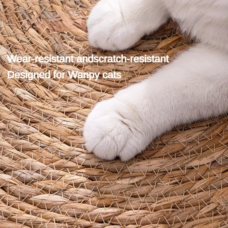 Cat Scratcher Rattan Mat Board Cat Scratch for Sharpen Nails