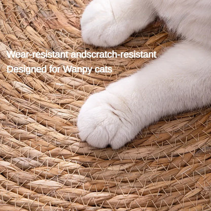 Cat Scratcher Rattan Mat Board Cat Scratch for Sharpen Nails