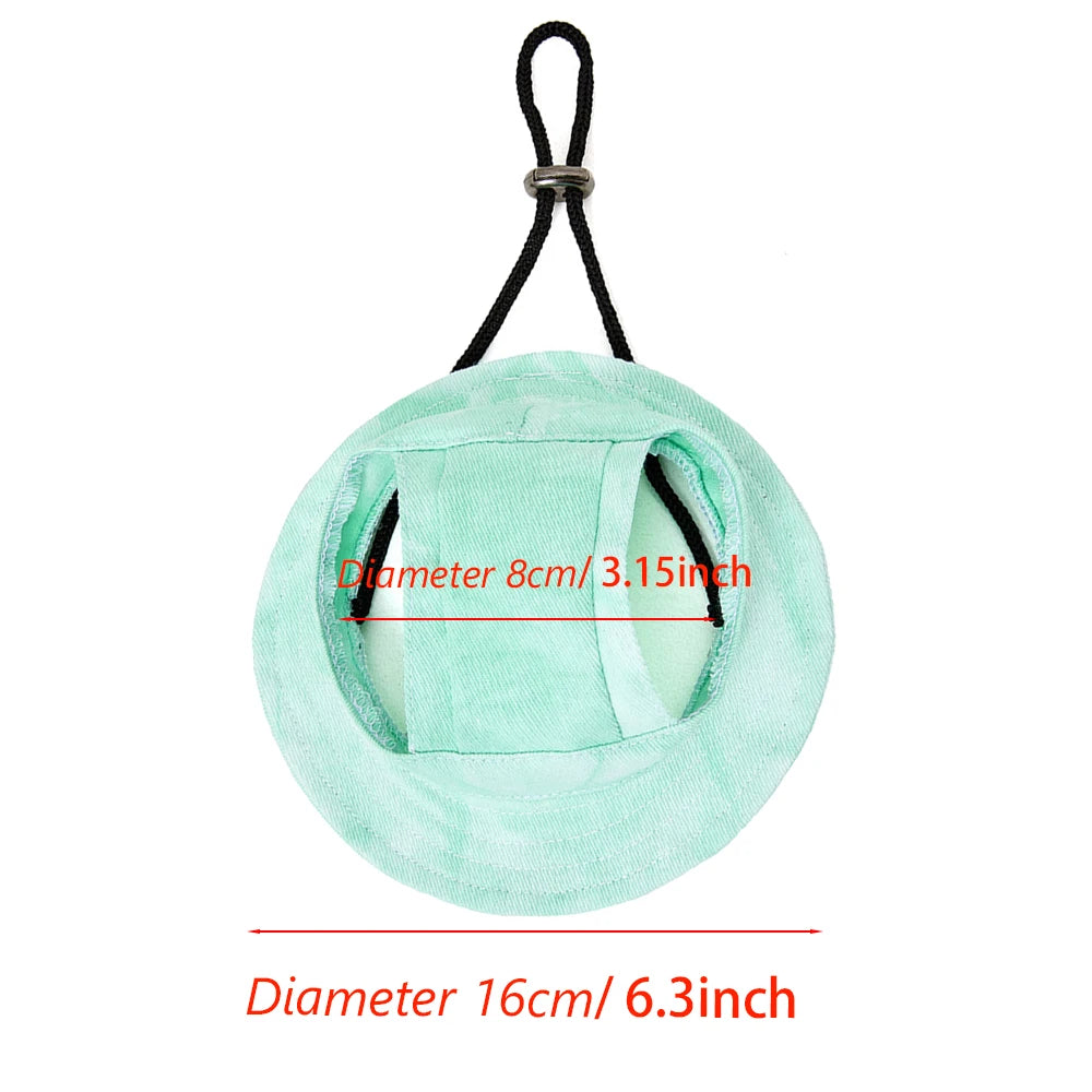 Cute hats for bulldogs with holes for the ears