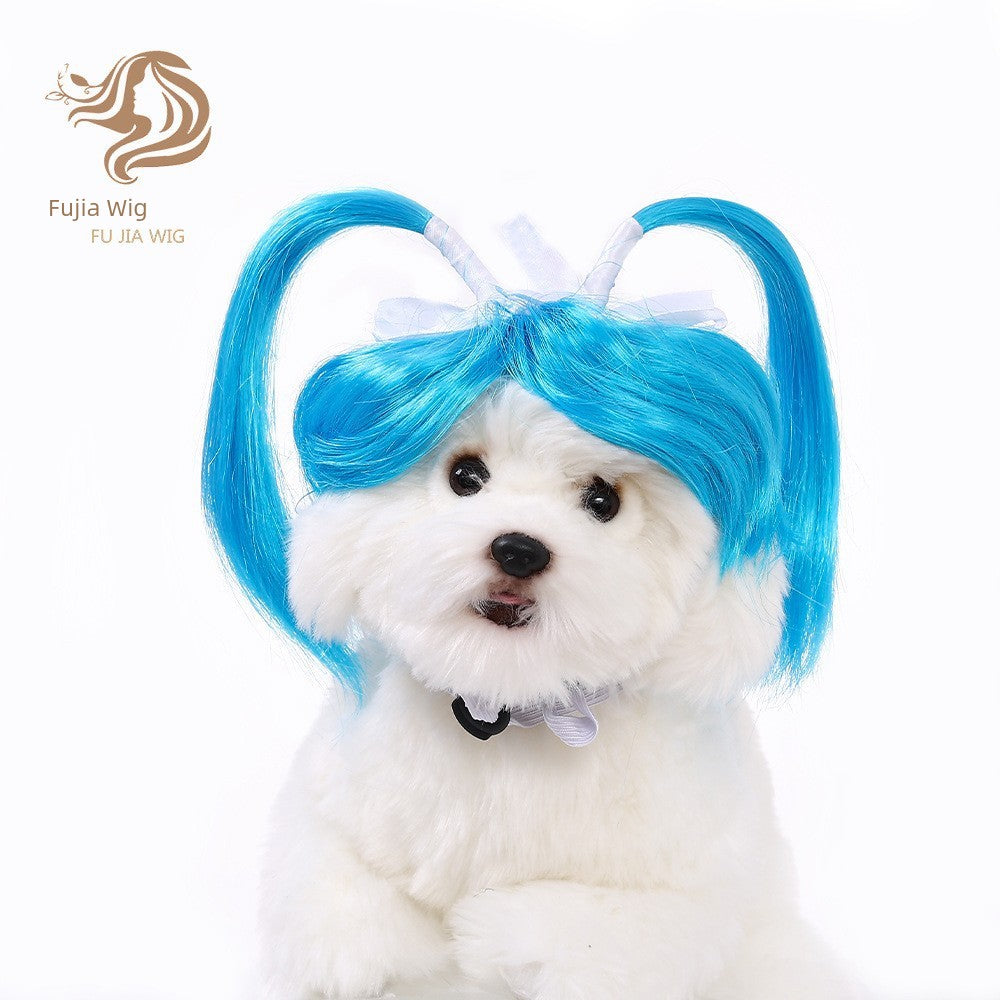 Cat wig for cat, dog wig, pet supplies,