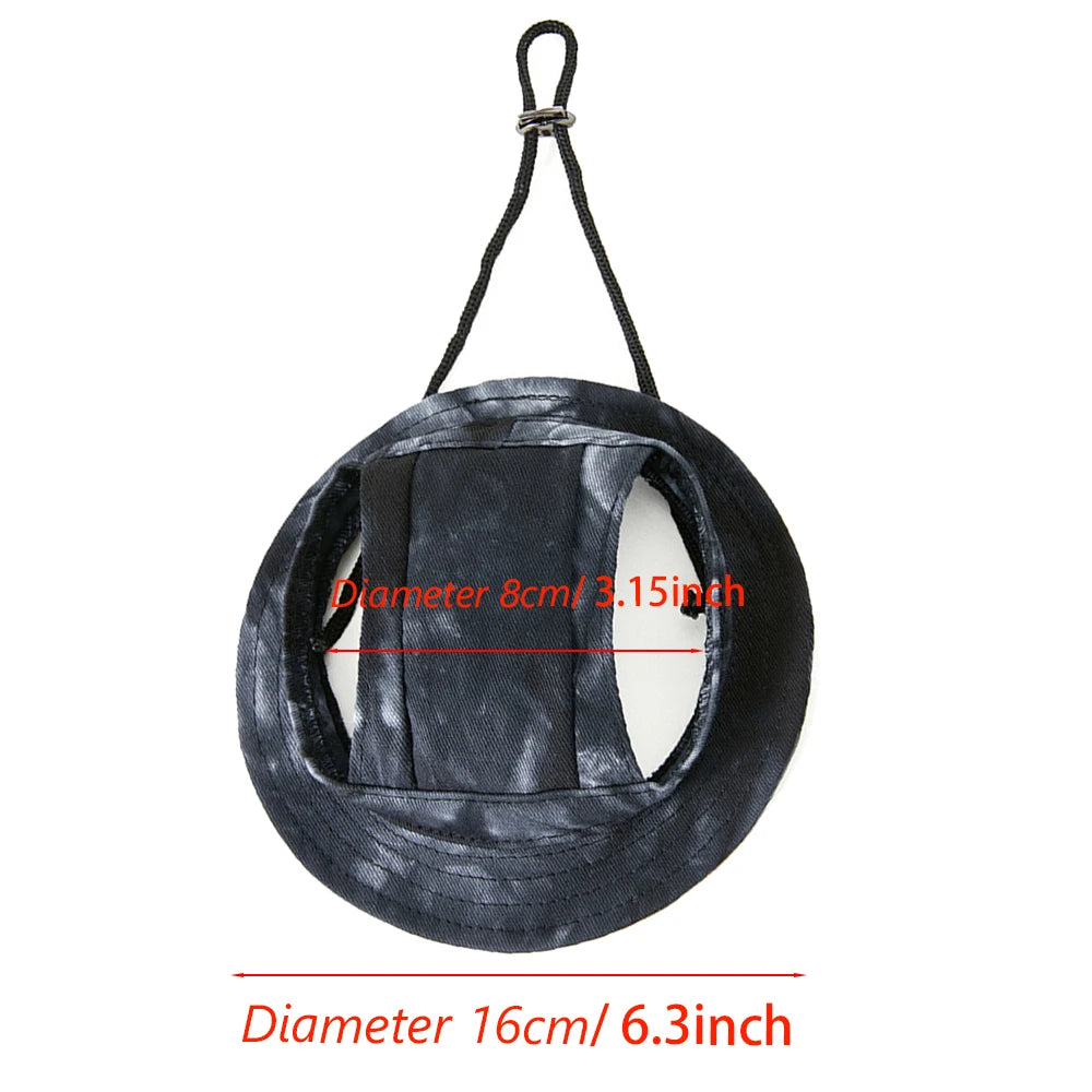 Cute hats for bulldogs with holes for the ears