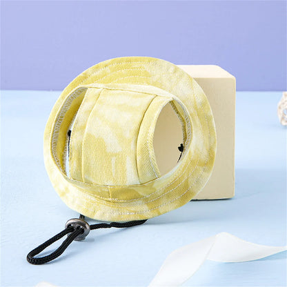 Cute hats for bulldogs with holes for the ears