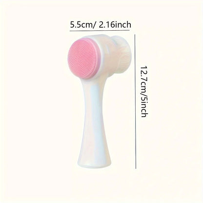 Silicone paw cleaner for pets and massage brush