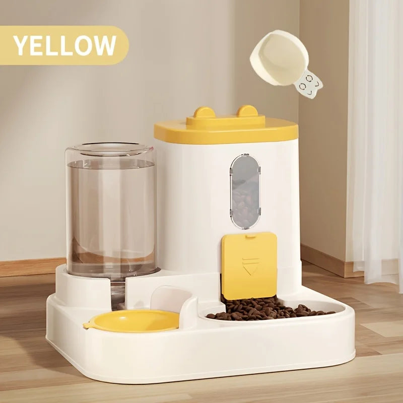 Fully automatic food and water dispenser, cute water dispenser