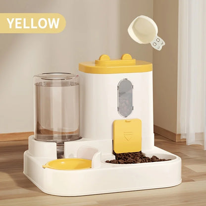 Fully automatic food and water dispenser, cute water dispenser
