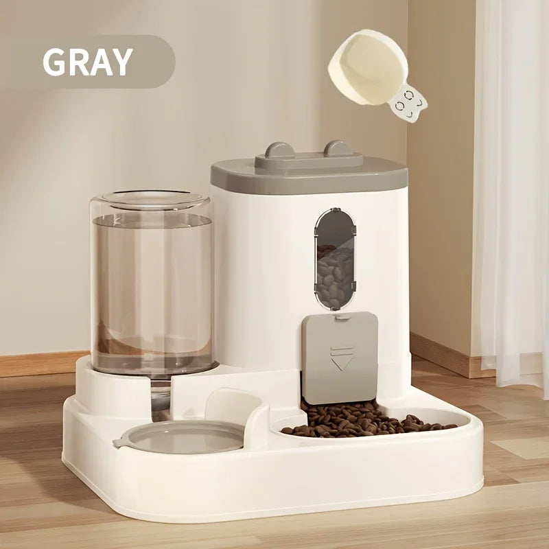 Fully automatic food and water dispenser, cute water dispenser