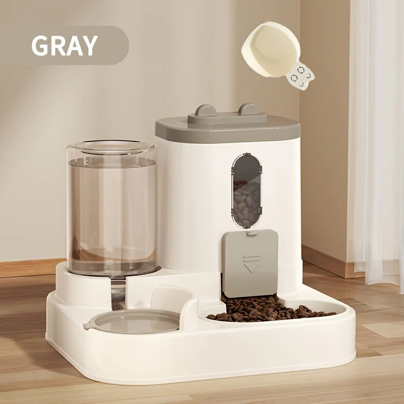 Fully automatic food and water dispenser, cute water dispenser
